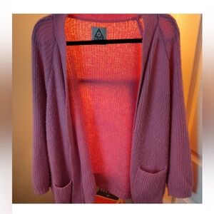 UNIF Pink (it looks less purple in person) Open-Front Cardigan POCKETS!